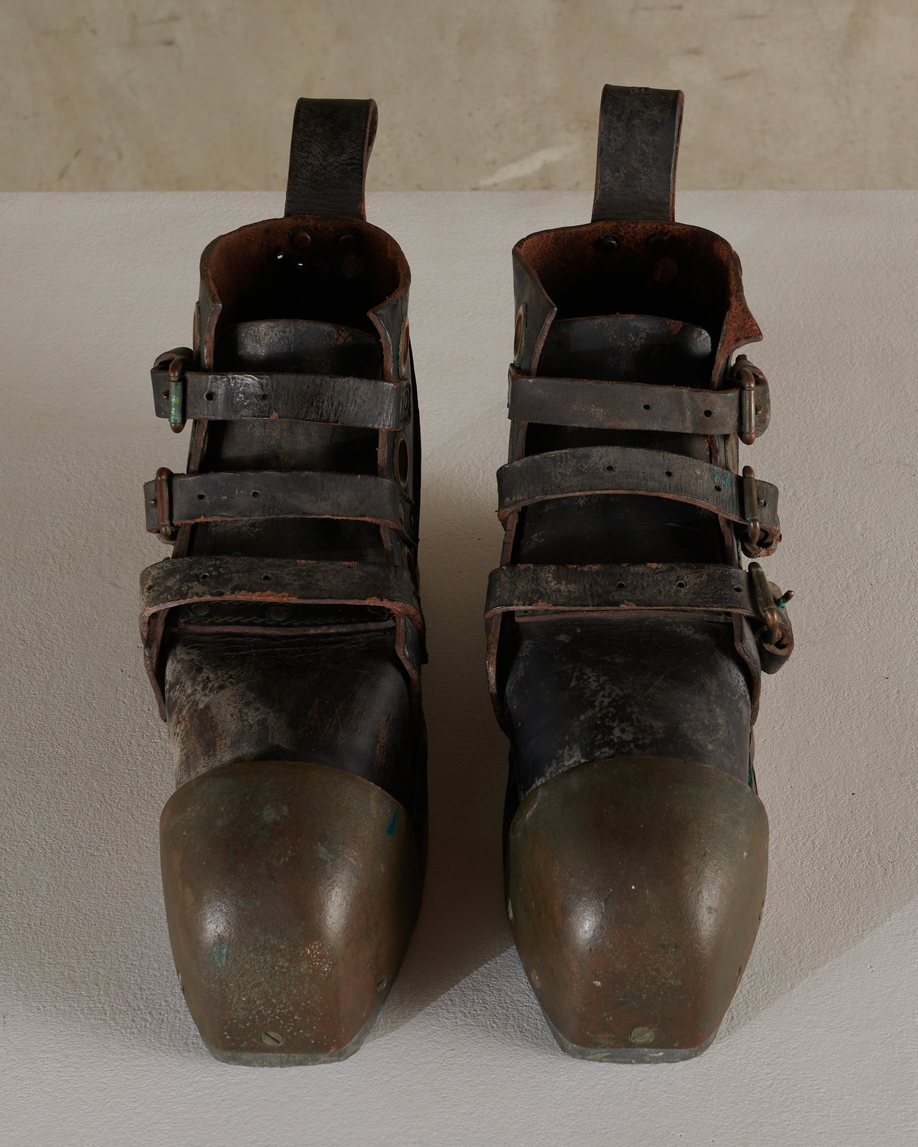 PAIR OF RUSSIAN DEEP SEA DIVING BOOTS